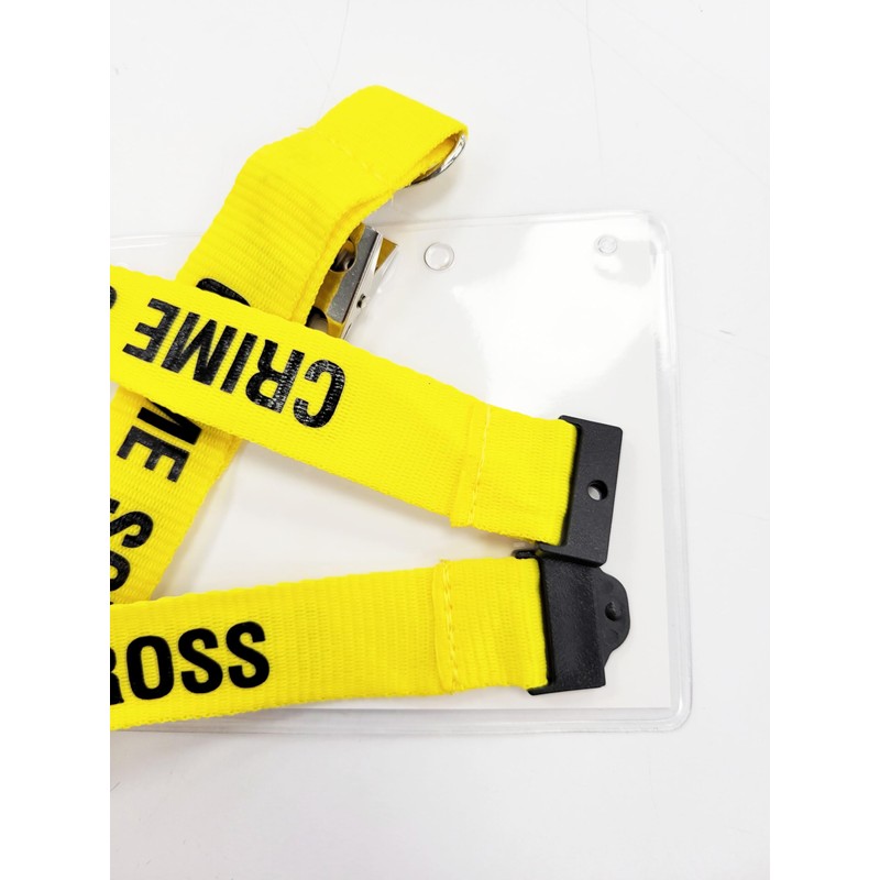 Crime Scene Do Not Cross Lanyard | Large and Dramatic