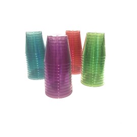 2oz Multicolored Disposable Party Shot Glasses 48 Cups