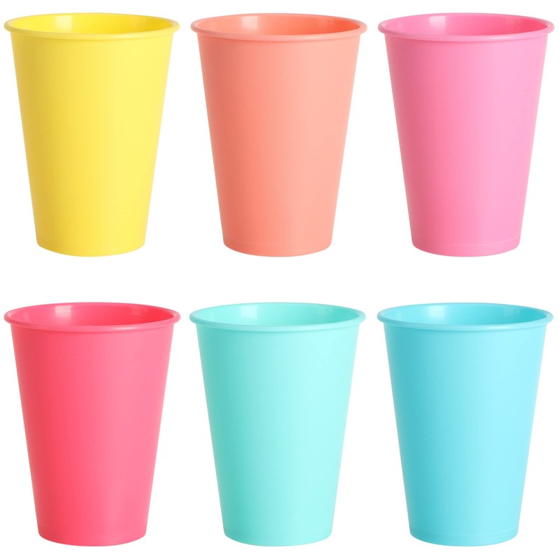 com-four® 12 x Cups Set Picnic and BBQ Accessories in