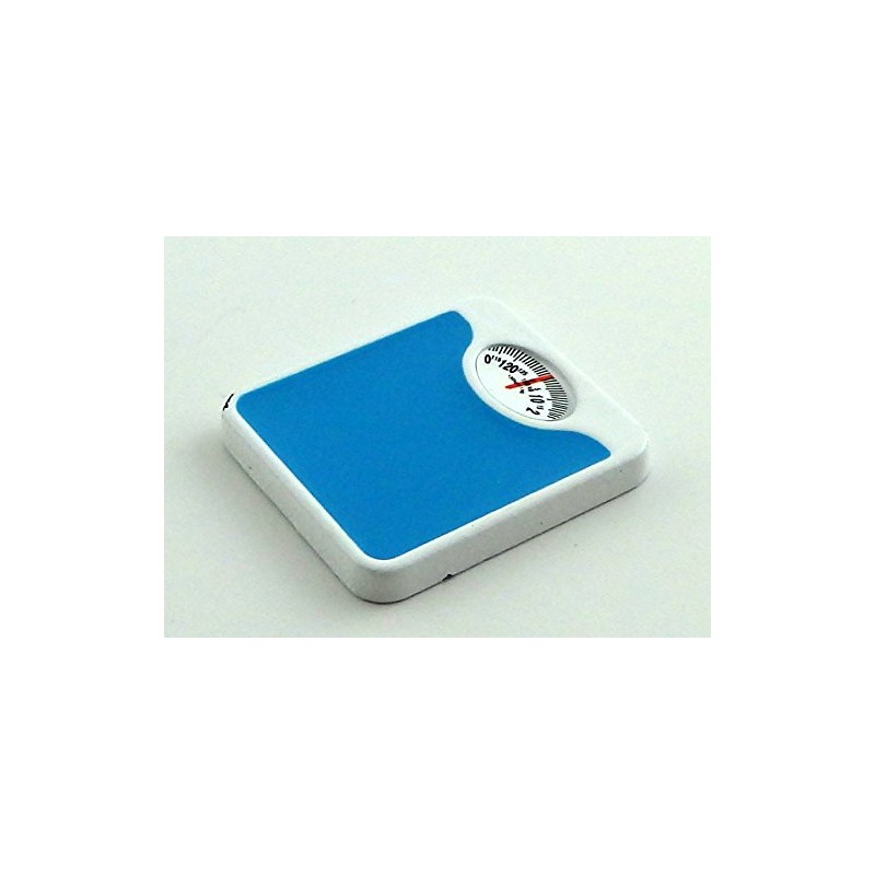 Dollhouse Miniature 1:12 Scale Blue Bathroom Scale #G7211