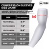 Sports Compression Arm Sleeves - Athletic & Shooting Sleeve for