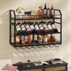 Hoctieon Wall Mounted Wine Rack, 31.5" Wall Wine Rack for