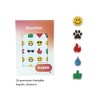Tactile Emoji Stickers - 24 Emotional Relief Stickers for Blind
