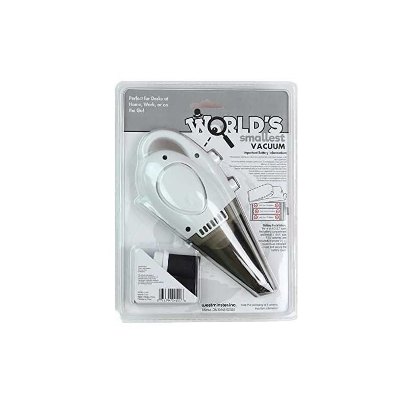 WESTMINSTER INC. World's Smallest Vacuum