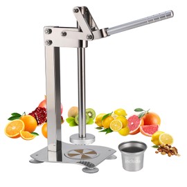Professional Lemon Smasher Citrus Juicer - Heavy Duty Stainless Steel Manual Press Squeezer for Lime, Orange & Nut Crusher by Garwei