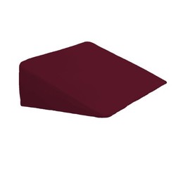 Dukal Cover for wedge cushion, 55 x 60 x 25 cm, made of high-quality double jersey, 100% cotton, colour: burgundy