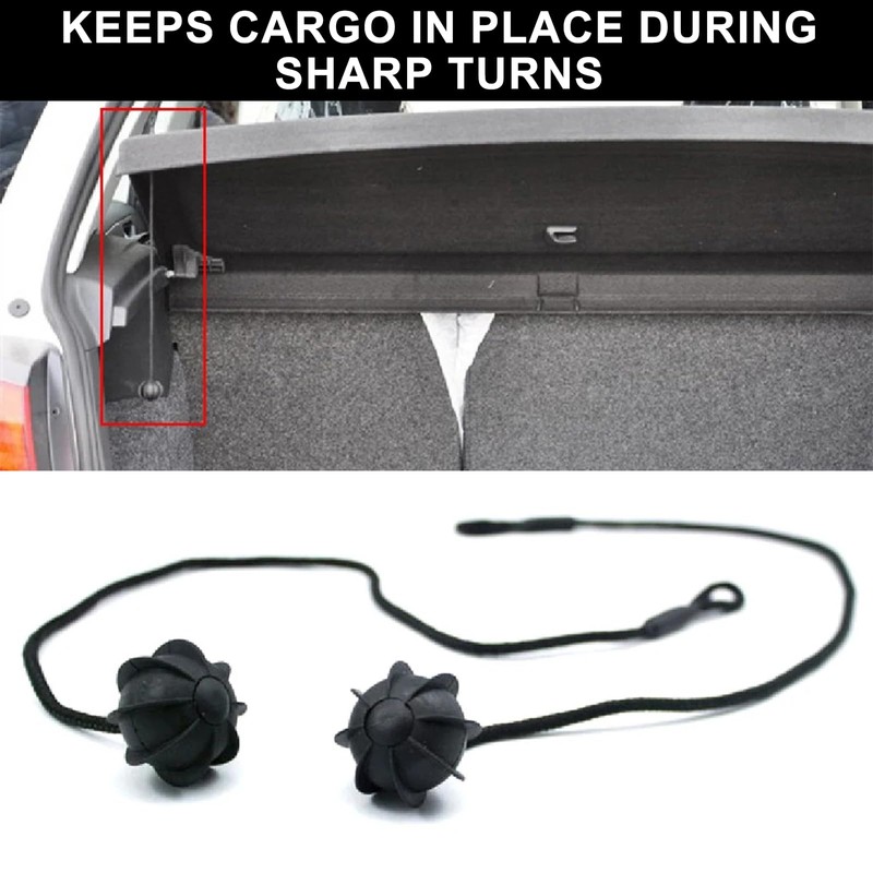 2PCS Car Parcel Shelf String Cord - Universal Tear-Resistant Trunk