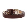 VALENTINO Emma Winter Belt W120 Caffé / Oro - Can