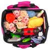 ALLSPACE Pink Tool Bag with 43 Piece Pink Tools, Tool