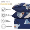 JSD Blue Shark Surfing Kids Sheet Set Full Size, 4