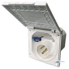 xsports Electric Mains 240V Hook Up Socket Inlet Motorhome Camper Selfbuild Horsebox VW Caravan