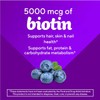 Vitafusion Biotin Gummy Extra Strength Vitamins - Berry-Flavored 5,000 mcg