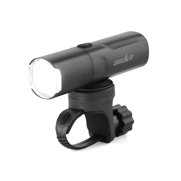 SQUALO 400 Lumens USB Rechargeable Bike Light, Bike Front Light