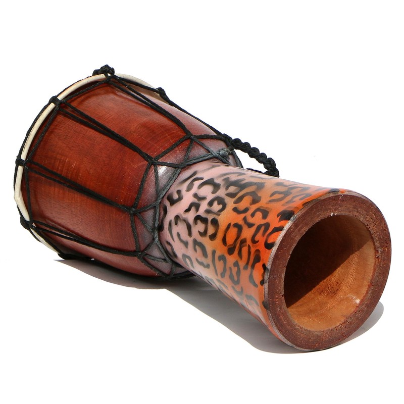Wogeka - 30 cm Djembe - Bongo with Airbrush Painting
