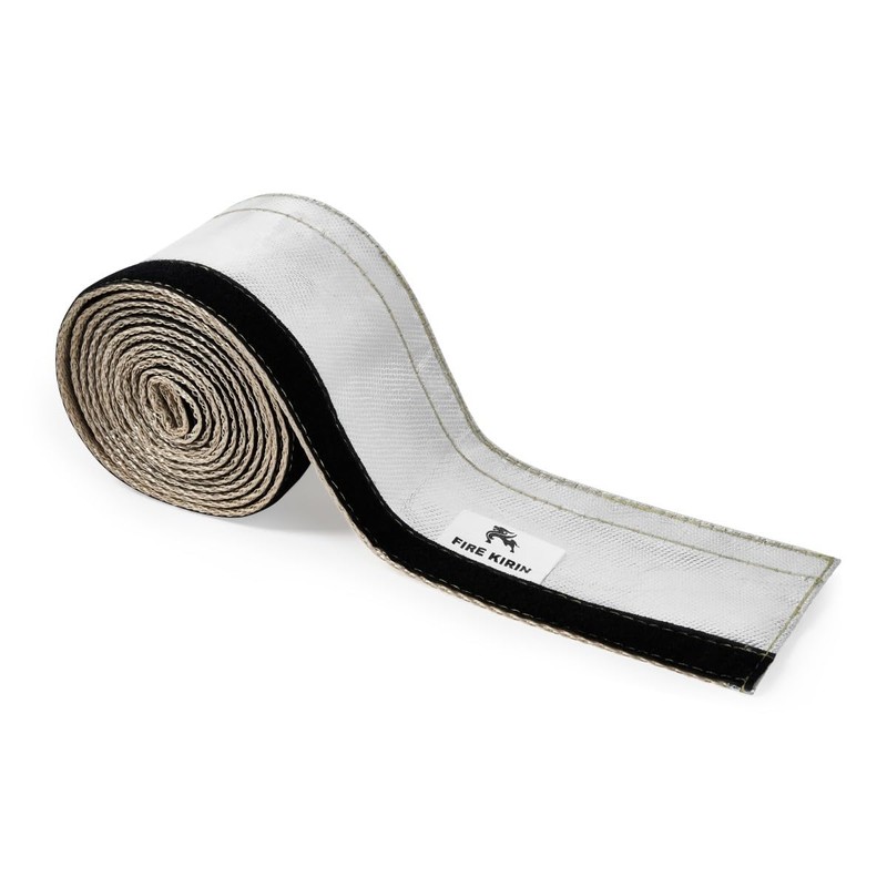 Fire Kirin Heat Shroud Sleeve, Aluminized Sleeving, Silver Hose Wire