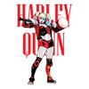 Spreadshirt Harley Quinn Hammer Sticker, 10 x 10 cm, Transparent