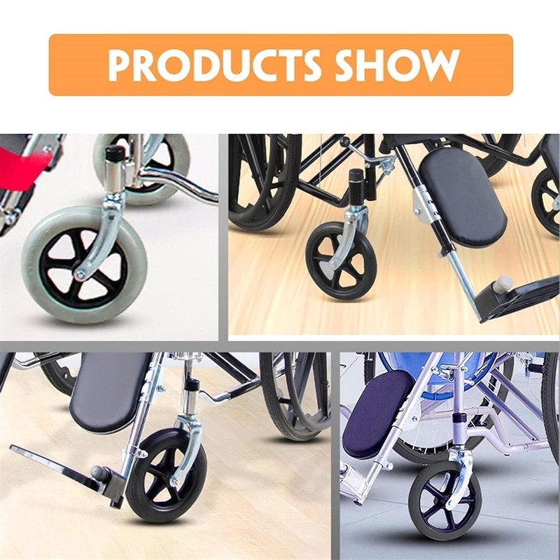 Rueda para Silla de Ruedas, Piezas de Repuesto Antideslizantes para