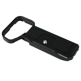 FOMOZER Baseplate for Sony A7C II A7CR Camera，Arca-Swiss Quick Release Slim Bottom Mounting Plate Compatible with1/4 Threads & Arri locating Holes，BP-02, Black (Black)