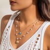 Gold Shell Necklace for Women Beach Jewelry Necklace Accessories Layered