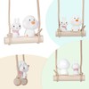 YGMONER Super Cute Swing Chick Mirror Hanging Car Interior Accessories
