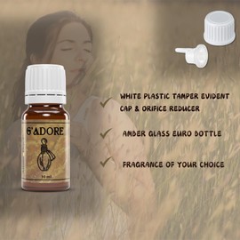 Aroma Depot Essential Oil 10ml Jadore Type Women Scented Oil I Premium Grade Fragrance Oil for, Massage, Candle & Soap Making I Natural Aromatherapy Oil for Home Diffusers I Fragrance DIY-10ml