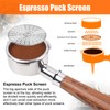 IKAPE 53mm Espresso Puck Screen, Food-grade 316 Stainless Steel Coffee