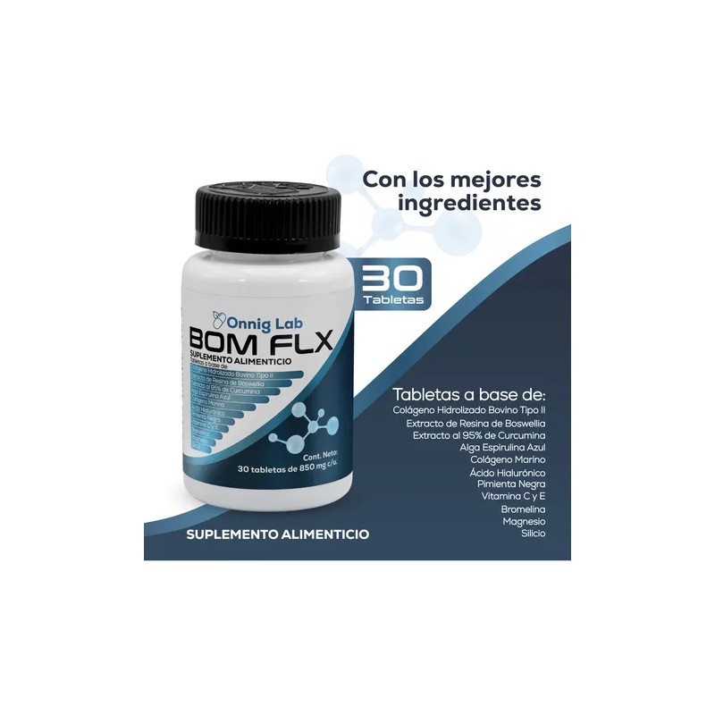 3pack,bom Flx Articulaciones | Colágeno Tipo Ii + Boswellia