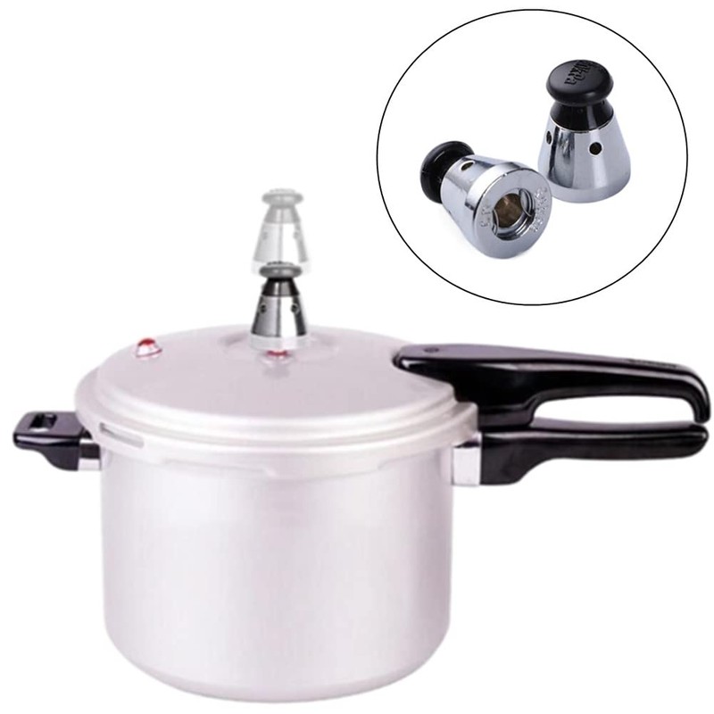 Universal Pressure Cooker Relief Jigger Valve, Black 1.5 Inch High