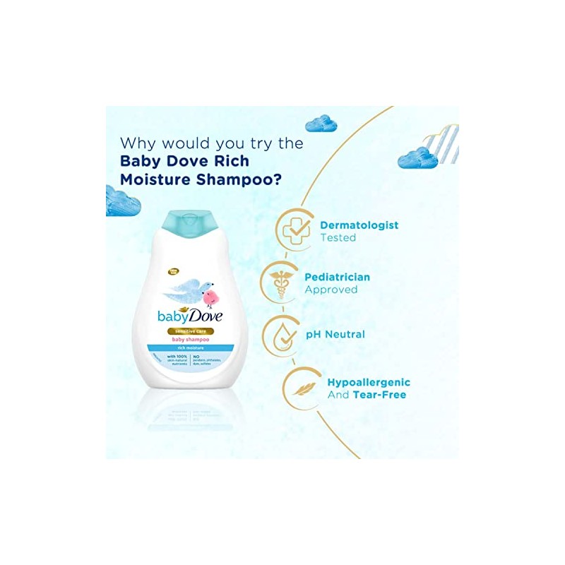 DOVE Baby champú para bebés bote 400 ml