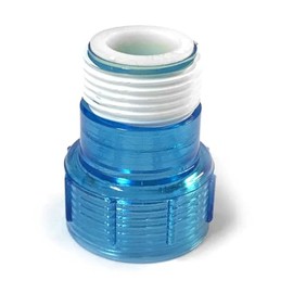 Aqua Ultraviolet Quartz Cap w/Ring, Clear Blue [Misc.]