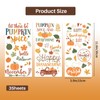 PLIGREAT 3 Sheets Autumn Theme Rub on Transfer Stickers for