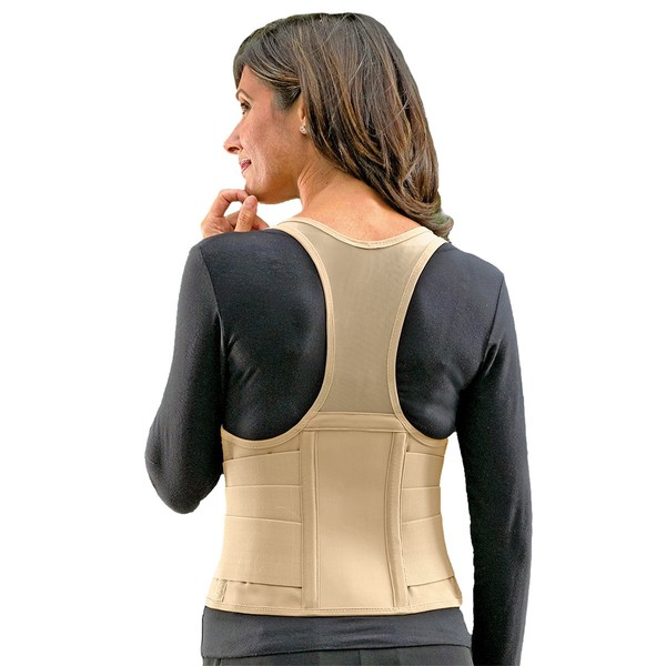 Posture Back Support Brace / Back Brace For Women Xx Large White