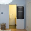 KINGSUSLAY XL Hanging Laundry Hamper, 2PC-Black, Over Door/Wall Mount, Large