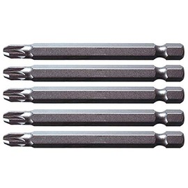 KS Tools 911.7728 1/4" CLASSIC Bit, 75mm, PZ2, pack of 5