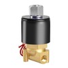 Heschen Brass Electric Solenoid Valve, 2W-025-06K, PT1/8", Normally Open, Direct