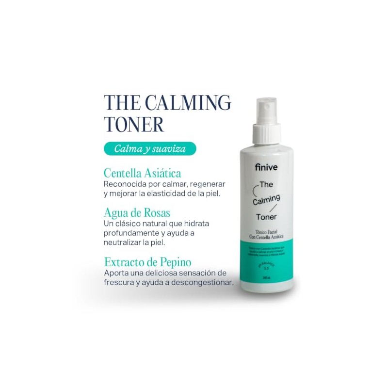 Tónico Facial con Centella Asiática, The Calming Toner, Calma y