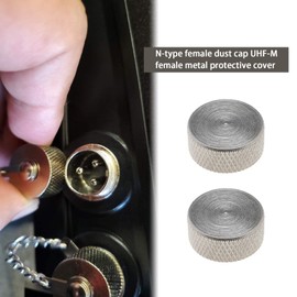 eMagTech 5 Pieces Waterproof Dust Cap for N Socket/SO239 UHF Adapter N Female Antenna Coaxial Connector Protective Cover Protection of Dust Accessories