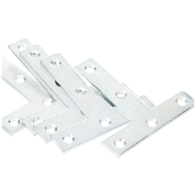 Merriway® BH01194 (10 Pcs) Tee Shaped Repair Plates Brackets Braces