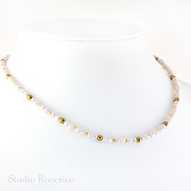 Ronotico jnk-20 Magnetic Necklace, Fashionable, 30.9 lbs (14 kgf), Antique Rose & Gold, Stylish Magnetic Necklace, Made in Japan