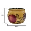 ACK Tuscany Mixed Fruit Hand Painted Ceramic, Scouring Brillo Pad