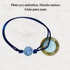 TClaudia, Pulsera San Benito de Plata 925 oxidada, medalla San