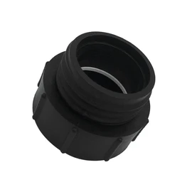 MagiDeal IBC Adapter Converts S60*6 Coarse Male Buttress, Black, 2 inch Inner fine Thread to 60 Outer coarse Thread