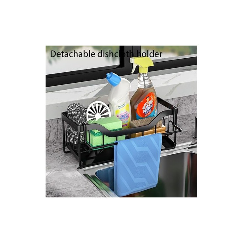 Kitchen Sink Organiser Sponge Holder - Kitchen Sink with Dish