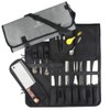 PUBAMALL Bolsa enrollable para cuchillos de chef, bolsa de almacenamiento