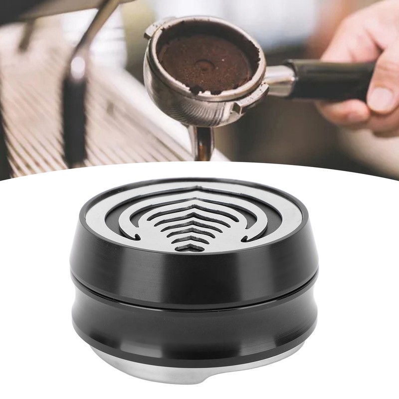 58mm Coffee Distributor Hollowed Out Adjustable Height Stainless Steel Coffee