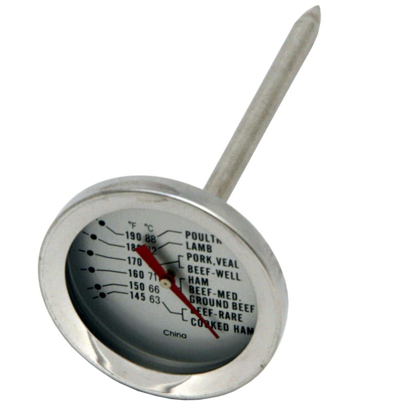 Chef Craft 140-190-Degree Stainless Steel Meat Thermometer