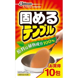 Temple Oil Treatment Agent, Hardening Temple, Pack of 10 (600 ml of Oil Per Package), 3 Boxes, Oil Treatment, Oil Coagulant, Oil Stains, Cleaning, Kitchen, Kitchen Utensils, Original Tissue Included