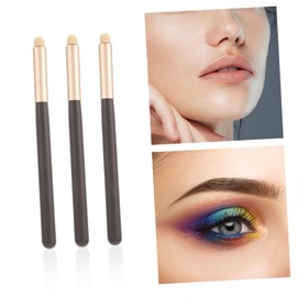 WOONEKY 3pcs Lip Brush Makeup Applicators for Lipstick Concealer Comfortable Handle for Easy Use for Home the Go present for Makeup Lovers