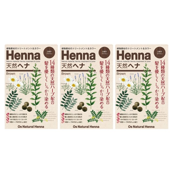 Oz Natural Henna Brown (2.8 oz (80 g) x 1