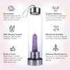SAOI Crystal Water Bottle - Amethyst - Natural Wellness Healing